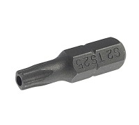 Бита TORX TS25Hх25мм 1/4" 5-ти гранная с отверстием JTC