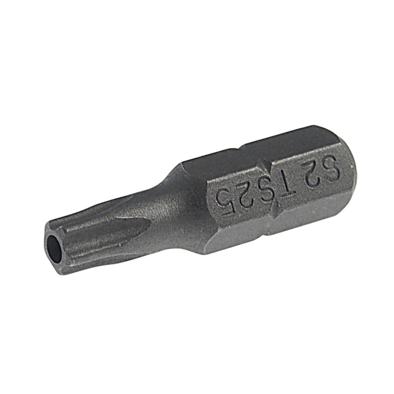 Бита TORX TS25Hх25мм 1/4" 5-ти гранная с отверстием JTC Бита TORX TS25Hх25мм 1/4" 5-ти гранная с отверстием JTC