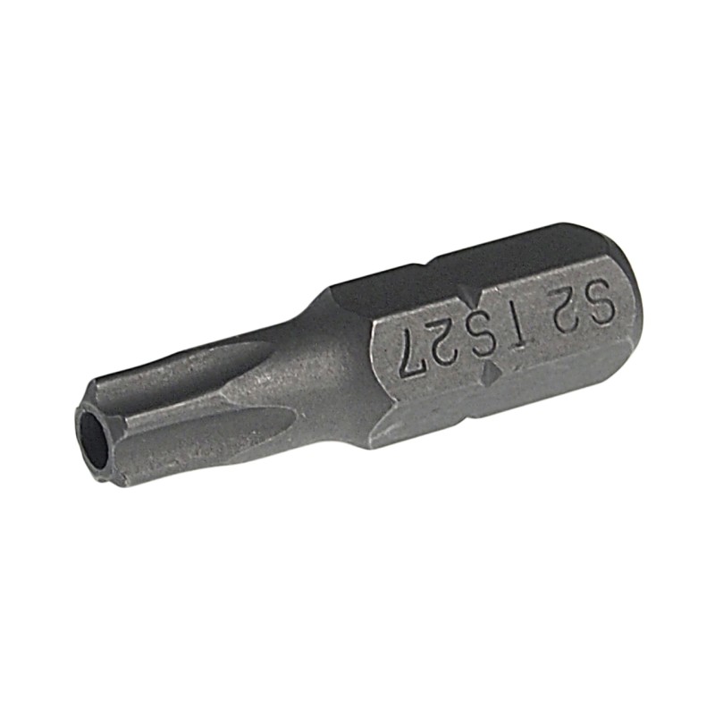 Бита TORX TS27Hх25мм 1/4" 5-ти гранная с отверстием JTC Бита TORX TS27Hх25мм 1/4" 5-ти гранная с отверстием JTC