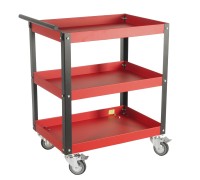 Тележка инструментальная 3 полки (JTC-5921) открытого типа 684х469х870мм JTC