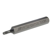 Бита TORX Т20Hх75мм 10мм удлиненная S2 JTC