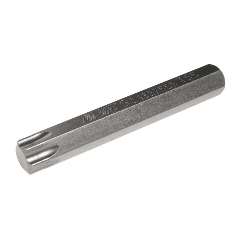 Бита TORX Т55х75мм 10мм удлиненная S2 JTC Бита TORX Т55х75мм 10мм удлиненная S2 JTC