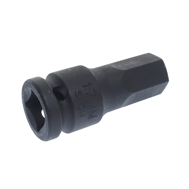 Бита-головка 1/2" HEX H17х25мм ударная L=60мм JTC Бита-головка 1/2" HEX H17х25мм ударная L=60мм JTC