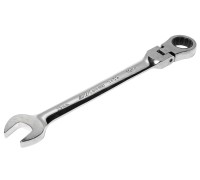 Ключ комбинированный 19х19мм трещоточный шарнирный JTC