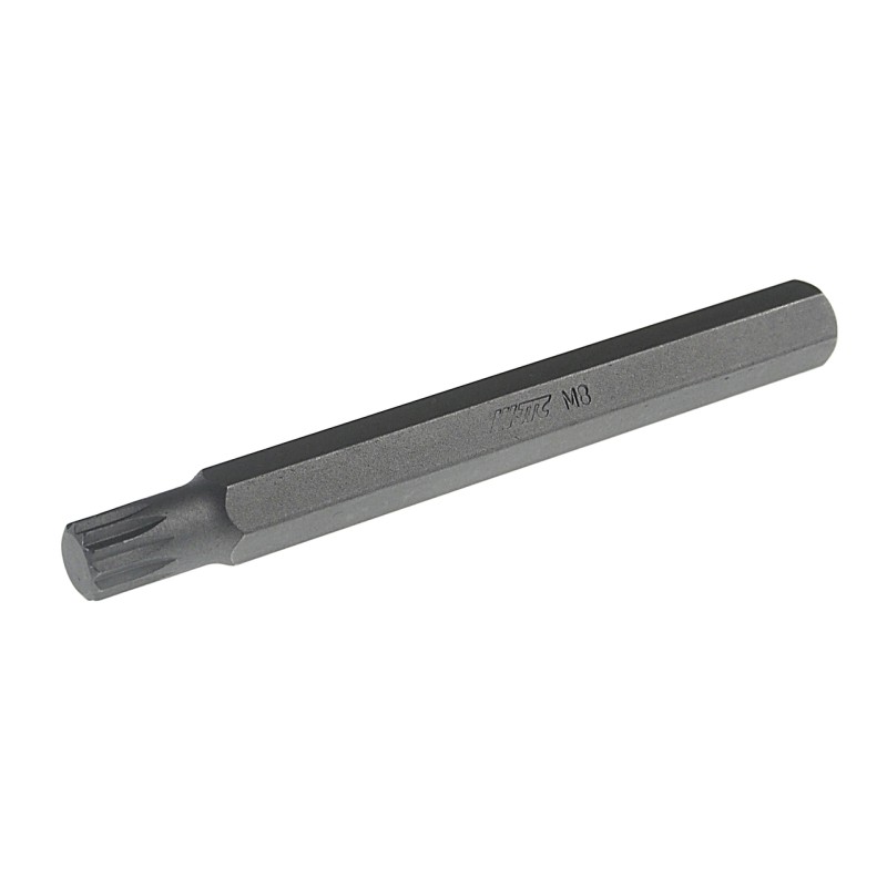Бита SPLINE M8х80мм 5/16" DR удлиненная JTC Бита SPLINE M8х80мм 5/16" DR удлиненная JTC