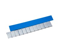 Груза адгезивные FE-030 12×2,5 гр (Синий скотч) (Zn) (100 шт.)