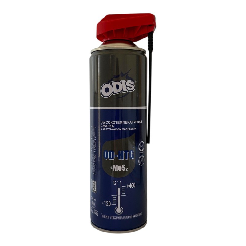 Высокотемпературная смазка с молибденом ODIS/High Temperature Grease OD-HTG+MoS2 500мл Высокотемпературная смазка с молибденом ODIS/High Temperature Grease OD-HTG+MoS2 500мл