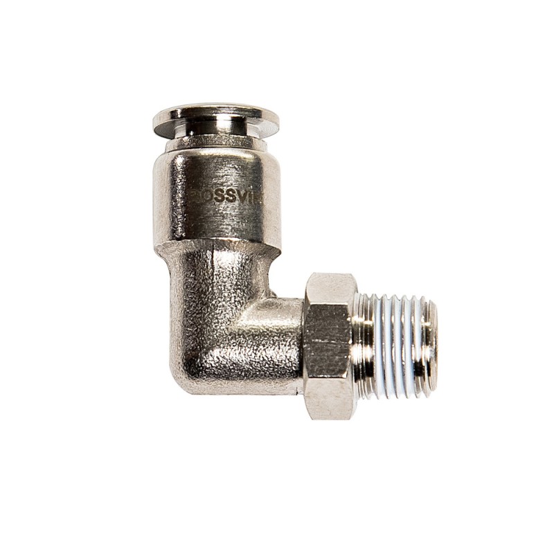 B184/4.R Цанговый разъем ROSSVIK Г-обр М1/8" - 6х4мм B184/4.R Цанговый разъем ROSSVIK Г-обр М1/8" - 6х4мм