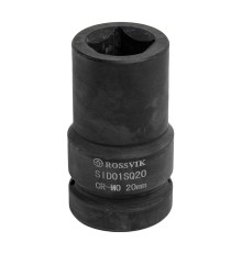 SID01SQ20 Головка торцевая ударная четырехгранная ROSSVIK, 1", 20мм, L-80мм