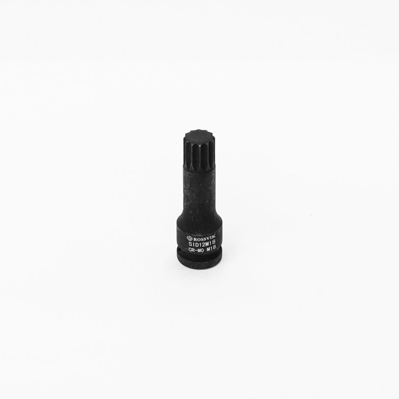 SID12M18 Головка торцевая ударная ROSSVIK, 1/2", Spline M18, L-78мм SID12M18 Головка торцевая ударная ROSSVIK, 1/2", Spline M18, L-78мм