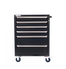 Тележка инструментальная Rossvik T06-7016, 6 выдвижных ящиков, ц/замок, 670*450*930hмм
