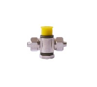 Фитинг цилиндра зажима цанговый тройной 1/8" 8мм V521, V524, V526, V526U, V624, V626, V626IT, V730