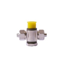 Фитинг цилиндра зажима цанговый тройной 1/8" 8мм V521, V524, V526, V526U, V624, V626, V626IT, V730