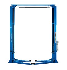Автоподъемник двухстоечный ROSSVIK ПГА-4500Е г/п 4.5т, 380В, с верхней синхронизацией. Синий RAL5005