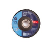 Круг зачистной из синтетического волокна ROSSVIK 125*22мм черный, 80м/с, 12250об/мин