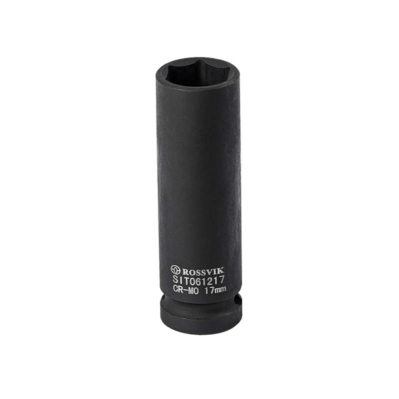 SIT061217 Головка торцевая ударная, тонкостенная, глубокая ROSSVIK, 1/2", 17мм SIT061217 Головка торцевая ударная, тонкостенная, глубокая ROSSVIK, 1/2", 17мм