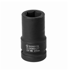 SID060127 Головка торцевая ударная, глубокая ROSSVIK, 1", 27мм