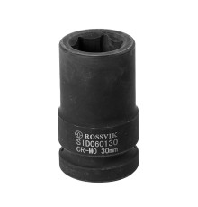 SID060130 Головка торцевая ударная, глубокая ROSSVIK, 1", 30мм