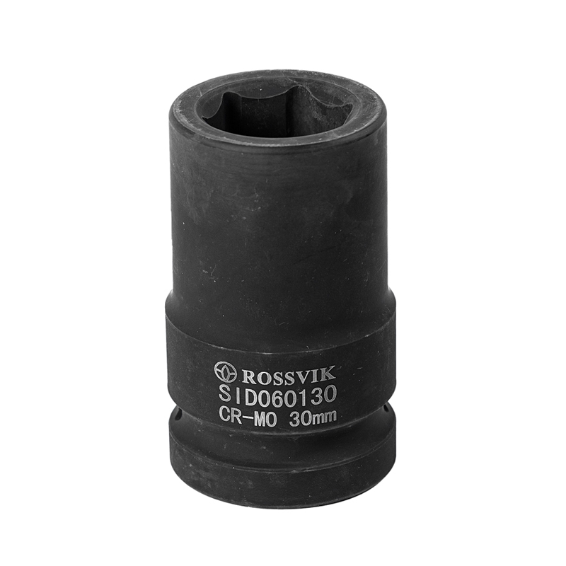 SID060130 Головка торцевая ударная, глубокая ROSSVIK, 1", 30мм SID060130 Головка торцевая ударная, глубокая ROSSVIK, 1", 30мм
