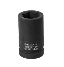 SID060134 Головка торцевая ударная, глубокая ROSSVIK, 1", 34мм