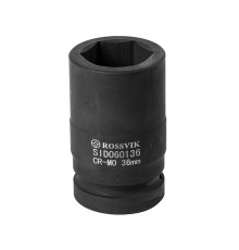 SID060136 Головка торцевая ударная, глубокая ROSSVIK, 1", 36мм