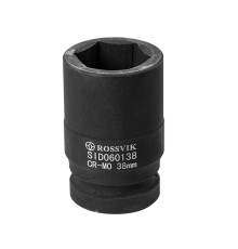 SID060138 Головка торцевая ударная, глубокая ROSSVIK, 1", 38мм