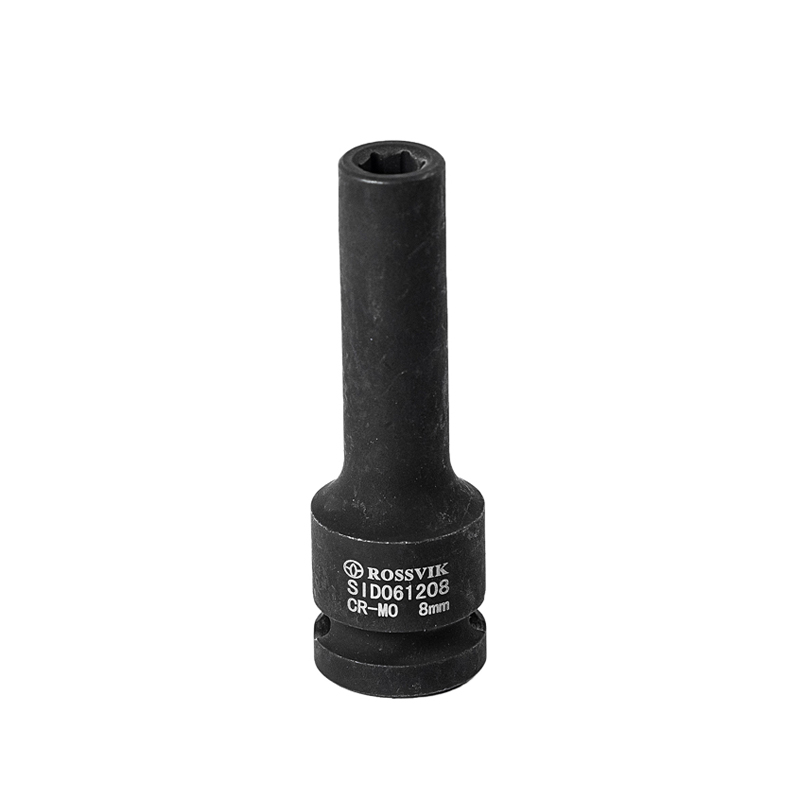 SID061208 Головка торцевая ударная, глубокая ROSSVIK, 1/2", 8мм SID061208 Головка торцевая ударная, глубокая ROSSVIK, 1/2", 8мм