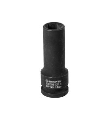 SID061215 Головка торцевая ударная, глубокая ROSSVIK, 1/2", 15мм