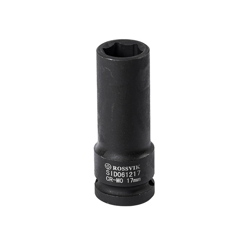 SID061217 Головка торцевая ударная, глубокая ROSSVIK, 1/2", 17мм SID061217 Головка торцевая ударная, глубокая ROSSVIK, 1/2", 17мм