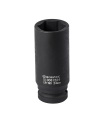 SID061224 Головка торцевая ударная, глубокая ROSSVIK, 1/2", 24мм