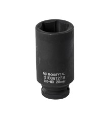 SID061228 Головка торцевая ударная, глубокая ROSSVIK, 1/2", 28мм