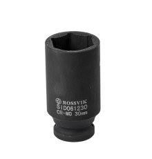 SID061230 Головка торцевая ударная, глубокая ROSSVIK, 1/2", 30мм