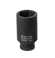 SID061231 Головка торцевая ударная, глубокая ROSSVIK, 1/2", 31мм