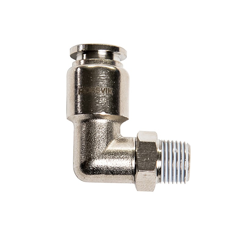 B184/5.R Цанговый разъем ROSSVIK Г-обр М1/8" - 8х6мм B184/5.R Цанговый разъем ROSSVIK Г-обр М1/8" - 8х6мм