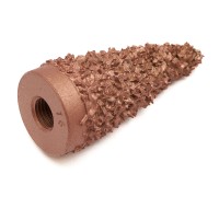 NS05-3316 Конус шероховальный Ø25х50мм AH 3/8"-24 thead, 16 Grit