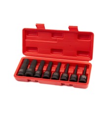 ST241 Набор головок ударных ROSSVIK 1/2", Hex H5-H19, 8 предметов