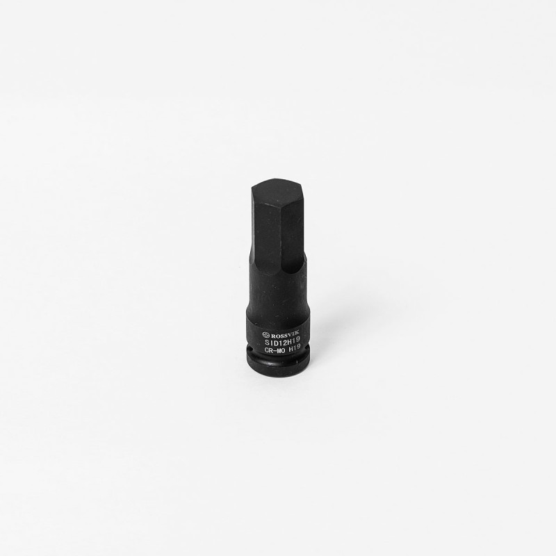 SID12H19 Головка торцевая ударная ROSSVIK, 1/2", Hex H19, L-78мм SID12H19 Головка торцевая ударная ROSSVIK, 1/2", Hex H19, L-78мм