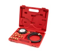 ST106 Тестер давления масла с адаптерами, 0-500PSI (0-35бар)