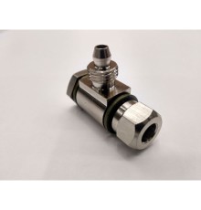 Фитинг цилиндра зажима цанговый угловой 1/8" 6мм V521, V524, V526, V526U, V624, V626, V626IT, V730