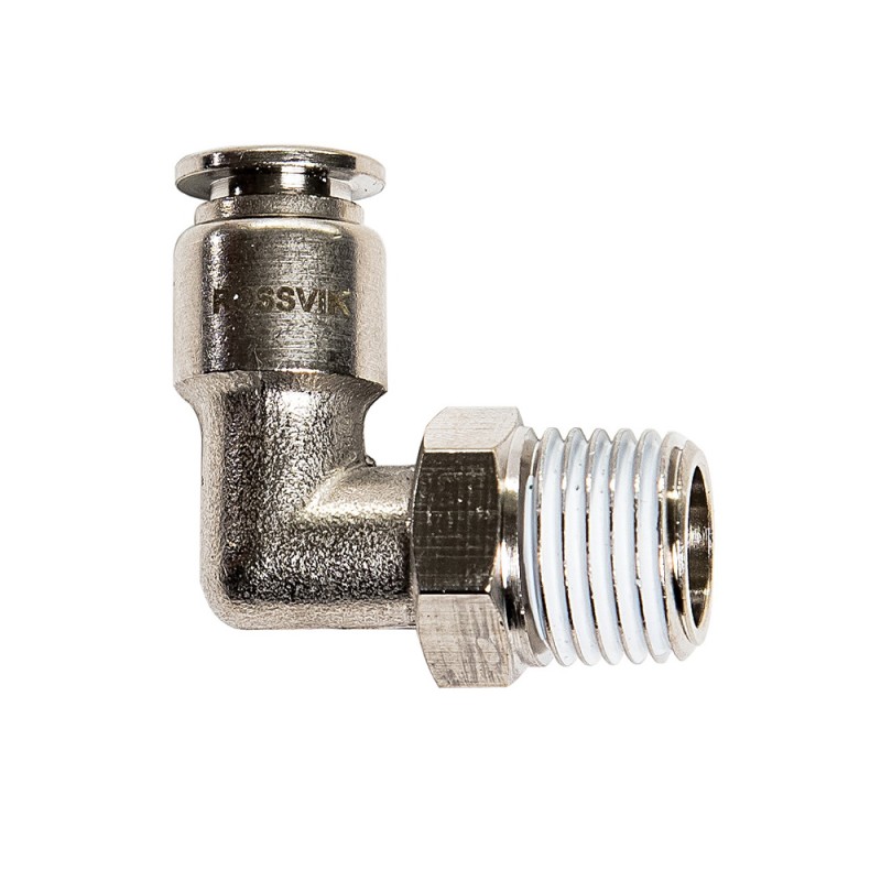 B184/7.R Цанговый разъем ROSSVIK Г-обр М1/4" - 6х4мм B184/7.R Цанговый разъем ROSSVIK Г-обр М1/4" - 6х4мм