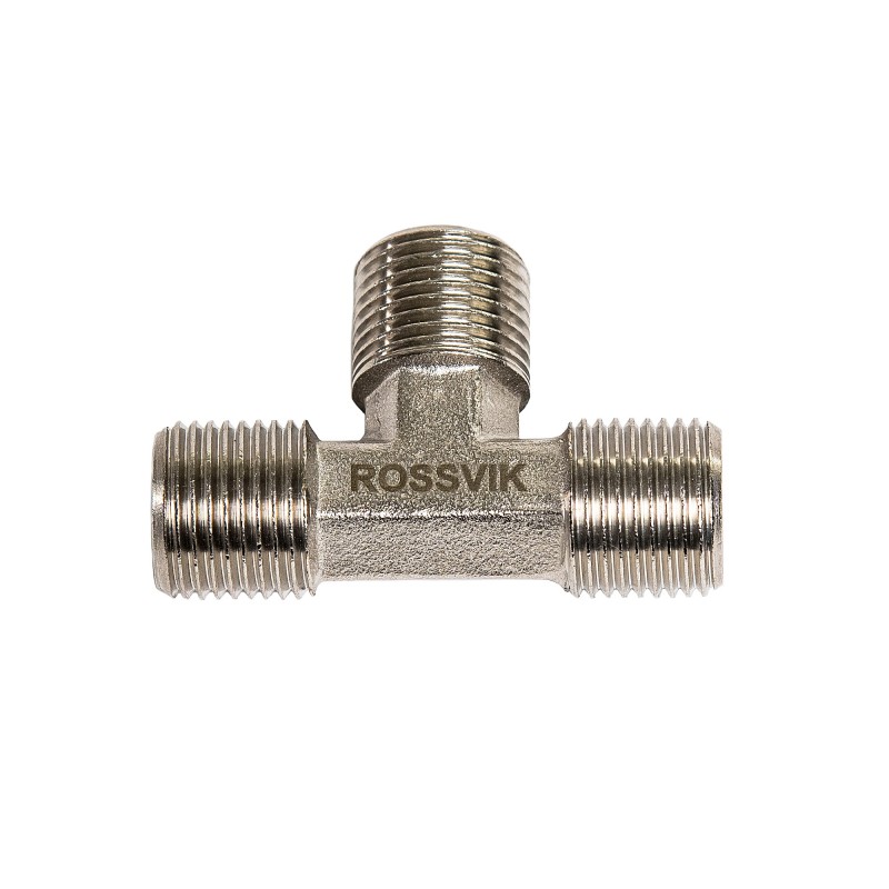 A137/4.R Тройник ROSSVIK Т-обр ММM 1/2" A137/4.R Тройник ROSSVIK Т-обр ММM 1/2"