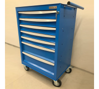 Тележка инструментальная Rossvik T07H-5015, 7 выдвижных ящиков, ц/замок, 670*450*1040hмм Тележка инструментальная Rossvik T07H-5015, 7 выдвижных ящиков, ц/замок, 670*450*1040hмм