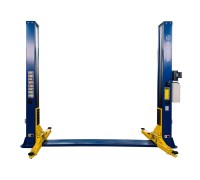 Автоподъемник двухстоечный ROSSVIK V2-5.5 г/п 5,5т, 380В, с нижней синхронизацией. Синий