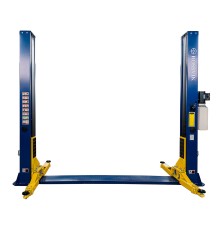 Автоподъемник двухстоечный ROSSVIK V2-5.5 г/п 5,5т, 380В, с нижней синхронизацией. Синий
