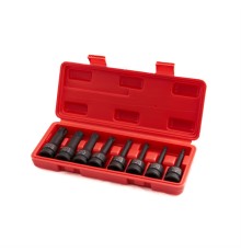 ST242 Набор головок ударных ROSSVIK 1/2", Torx T30-T80, 8 предметов