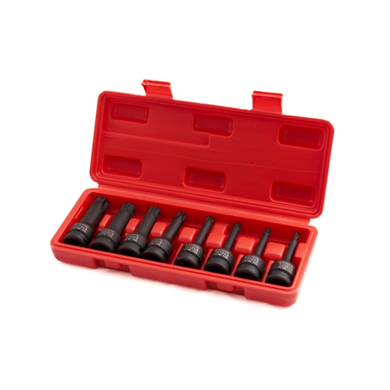 ST242 Набор головок ударных ROSSVIK 1/2", Torx T30-T80, 8 предметов ST242 Набор головок ударных ROSSVIK 1/2", Torx T30-T80, 8 предметов
