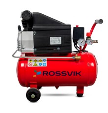 Компрессор поршневой ROSSVIK СБ4/С-24.J1047В, 200л/мин, 8бар, ресивер 24л, 220В/1,5кВт