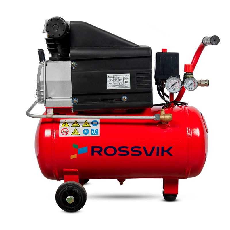 Компрессор поршневой ROSSVIK СБ4/С-24.J1047В, 200л/мин, 8бар, ресивер 24л, 220В/1,5кВт Компрессор поршневой ROSSVIK СБ4/С-24.J1047В, 200л/мин, 8бар, ресивер 24л, 220В/1,5кВт