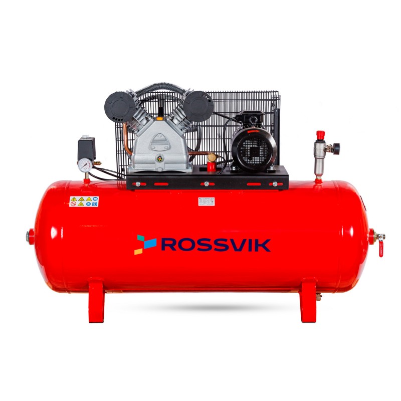 Компрессор поршневой ROSSVIK СБ4/Ф-270.LB50, 690л/мин, 10бар, ресивер 270л, 380В/4кВт Компрессор поршневой ROSSVIK СБ4/Ф-270.LB50, 690л/мин, 10бар, ресивер 270л, 380В/4кВт