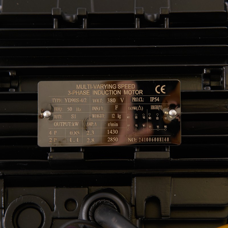 Электромотор двухскоростной V526, V626.380, V626IT, V730 MOTOR (380V, 50Hz, 3P, 0.85-1.1Kw) Электромотор двухскоростной V526, V626.380, V626IT, V730 MOTOR (380V, 50Hz, 3P, 0.85-1.1Kw)